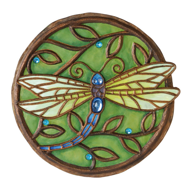 New Creative Jeweled Garden Dragonfly Stepping Stone & Reviews Wayfair